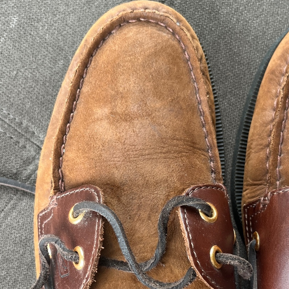 Sperry Top-Sider Classic Brown Leather Boat Shoes - Picture 8 of 10
